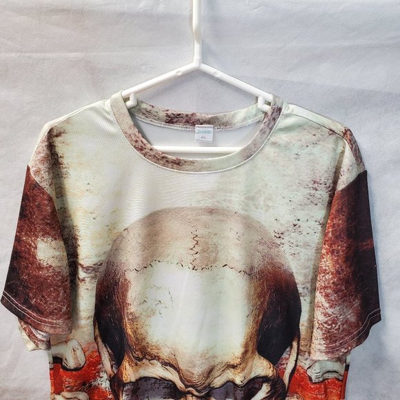 Devin Du Skull Shirt 100% Polyester - Picture 2 of 6